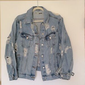Top Shop Moto Denim Jacket